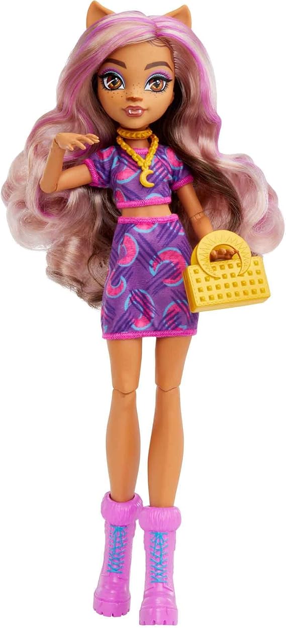 Monster High Clawdeen Doll Features 10+ Flexible Joints for Girls Ages 4 and Up