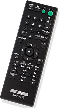 RMT-D197A Replace Remote Control fit for Sony DVD Player DVP-SR510H DVP-SR210P DVP-SR510 DVP-SR210 DVP-SR201P DVP-SR405P RMTD197A DVPSR510H DVPSR210P DVPSR510 DVPSR210 DVPSR201P DVPSR405P