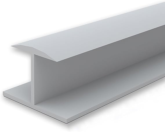 DLDIRECT DiamondLife SlatWall Panel Joiner H-Trim Piece 4 ft. (48 inches) - SlatWall Accessories for a Seamless Connection Between Panels - 4' (48-3/16")