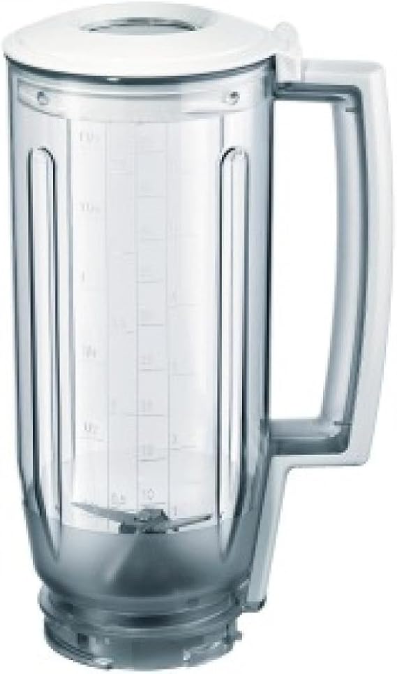 Bosch Blender Attachment for Bosch Universal Plus Mixer | Ideal Mixer Accessory for Blending Bread, Fruit, Ice | TRITAN Co-polyester with Stainless Steel Blades | 6 Cup Capacity