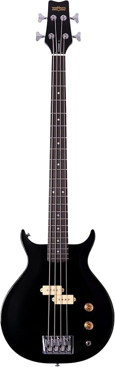 Washburn SB4 Wing Series Scavenger Bass, Black