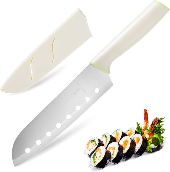 XXV Stainless Steel Sushi Chef Knife, 12 inch japanese chef knife with sheath,Ideal for Chefs, Entertainers, Food Enthusiasts,Perfect for Crafting Sushi or as a Unique Gift