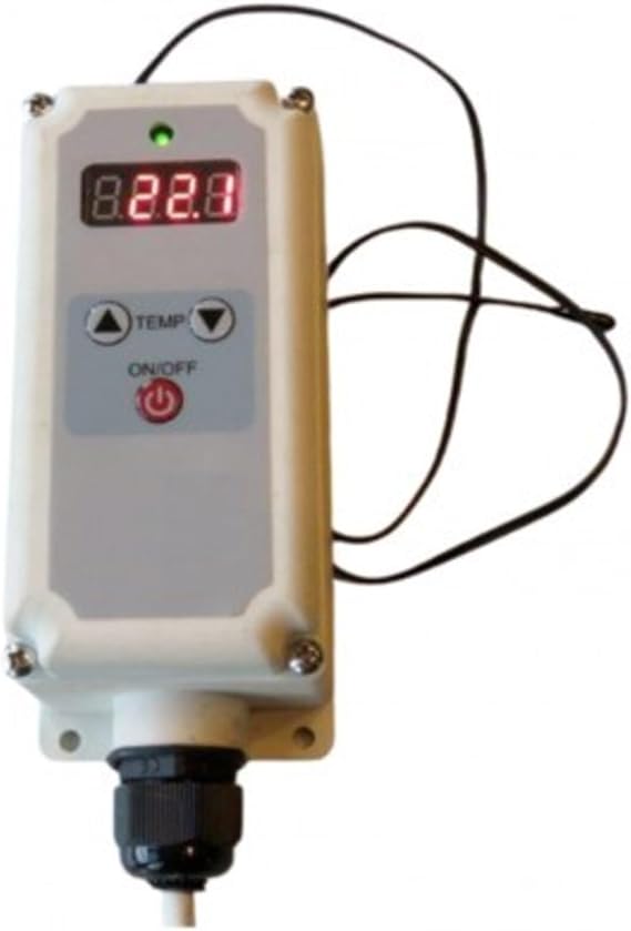 DSD601AD Electronic Temperature Controller,30F to 220F, Heating & Cooling, Single Stage