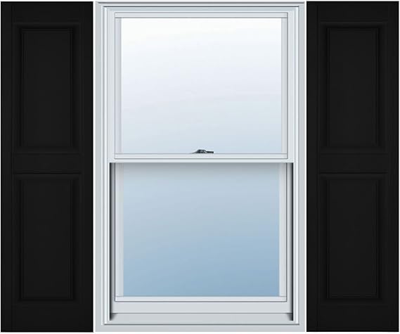 Builders Edge, Inc. 040140059002 Raised Panel Vinyl Shutters