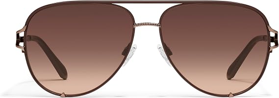 QUAY High Key Twist Women Aviator Sunglasses