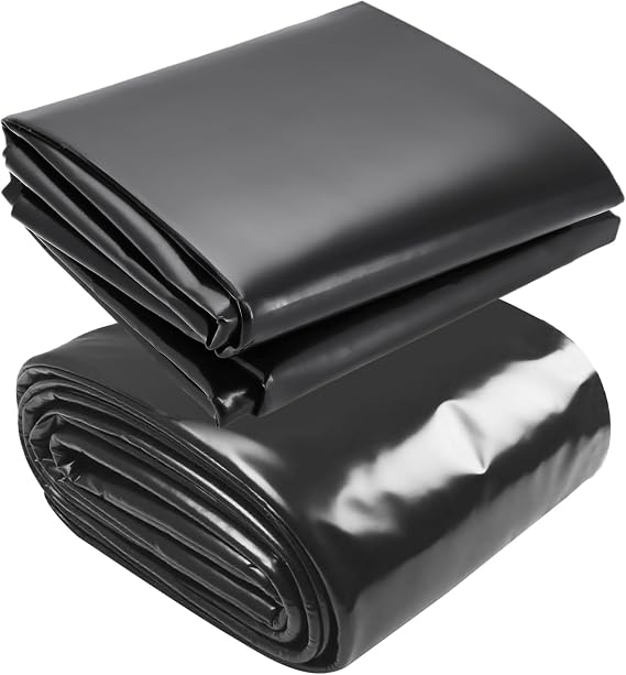 7 x 10 FT & 20 x 25 FT Pond Liner, 20 Mil Pond Liners for Outdoor Ponds, HDPE Pond Liner Easy Cutting Puncture Resistant, Pond Liners for Water Garden Fountain Waterfall, Koi Fish Aquaculture Pond