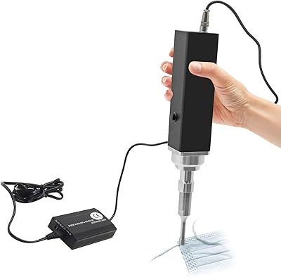 Mxmoonant Handheld Ultrasonic Spot Welder 3mm Ultrasonic Plastic Welding Machine 30KHz for Non-woven Fabric