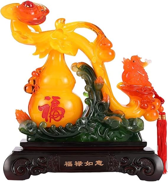 Home Decor Good Luck Feng Shui Decoration Hulu Jade Love Decoration Home Decor Sculpture Gift Craft Office Feng Shui