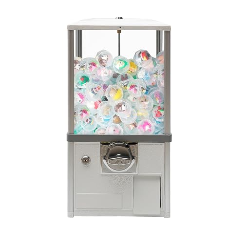Mini Vending Machine, Gumball Machine, 25-Cent Vending Machines, 20.8 Inch Home Vending Machine, Small Capsule Vending Machine, Commercial Vending Machine, Huge Capacity Toy Vending Machine for Kids