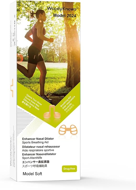 Enhancer Nasal Dilator, Model Standard, Improves Sports Airflow, Nasal Congestion aid (M 4Pack)