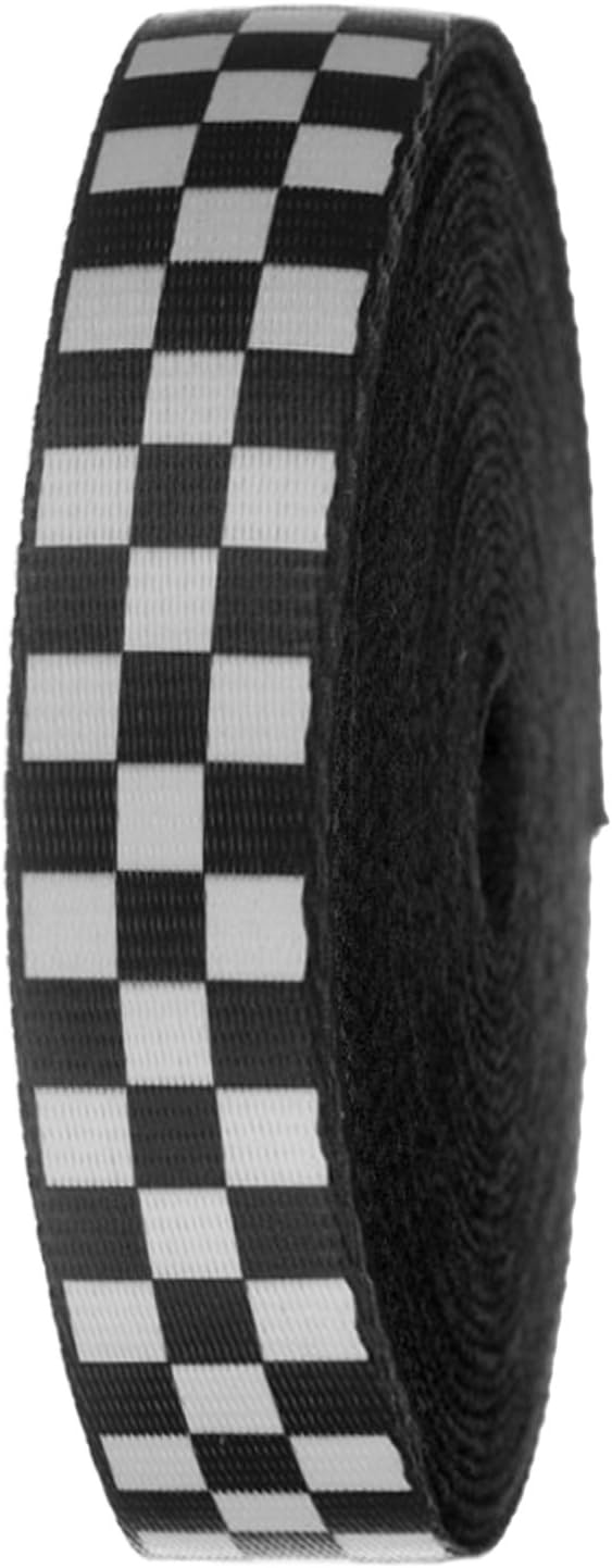 Build A Belt 1.25" Wide 2.4mm Thick Heavy Canvas Webbing Roll for Belts, Bags, Crafts (3 Yard Checkered)
