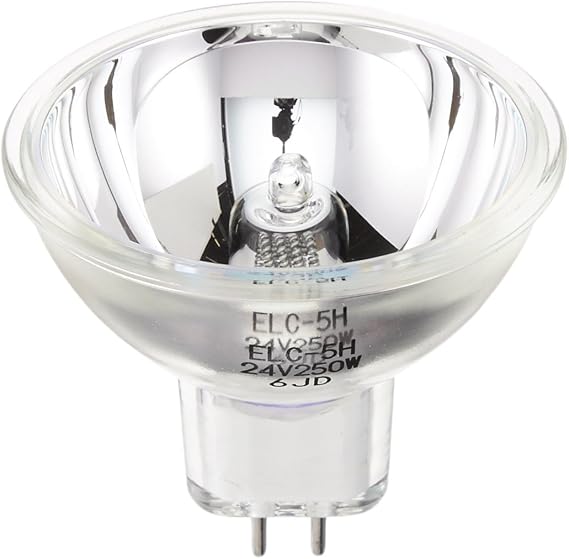 Ushio BC6360 1003264 - ELC-5 - Stage & Studio - MR16-16mm/Printer - 250W Light Bulbs - 24V - GX5.3 Base - 3400K