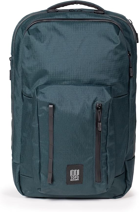 Topo Designs Global Pro Backpack, Waterproof X-Rip Fabric (Dark Pine)