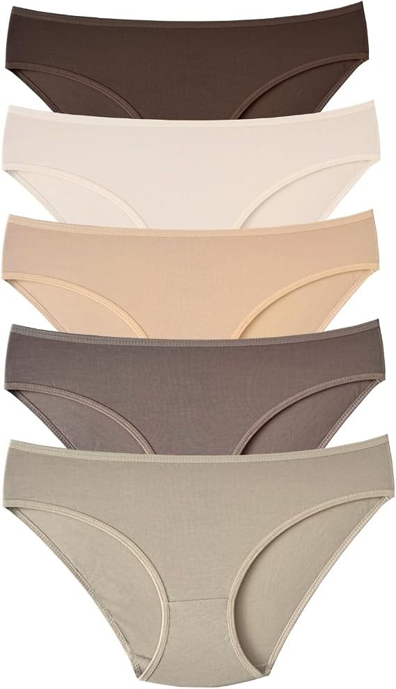 ALYA UNDERWEAR Premium Kadın Külot, Standart Bel Kadın İç Çamaşırı, Nefes Alabilir, Likralı ve Pamuklu, Rahat Bayan Külotlar