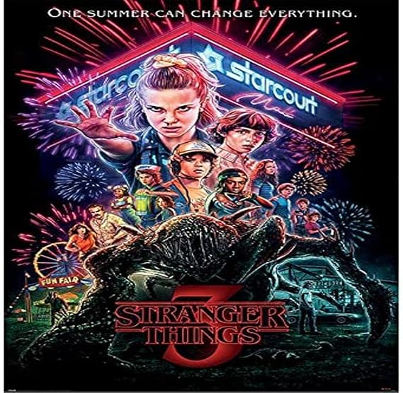 Pyramid International Stranger Things Maxi Poster (Summer of 85 Design) 61cm x 91.5cm - Official Merchandise