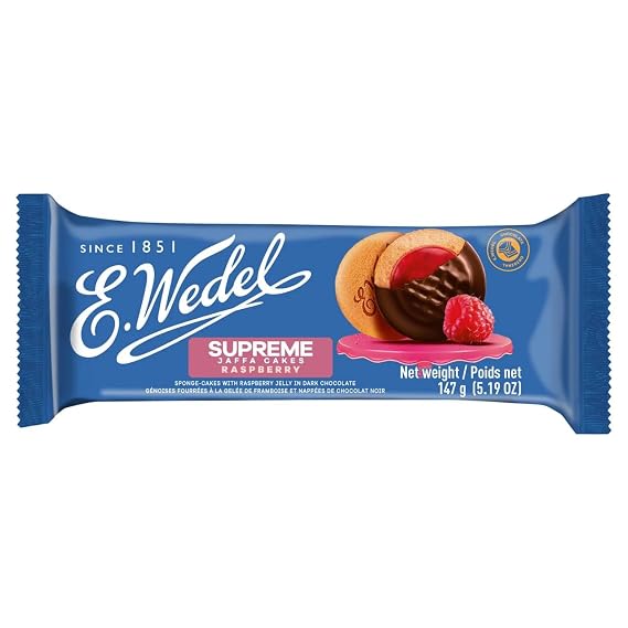 E. Wedel Supreme Jaffa Cakes Raspberry 147g