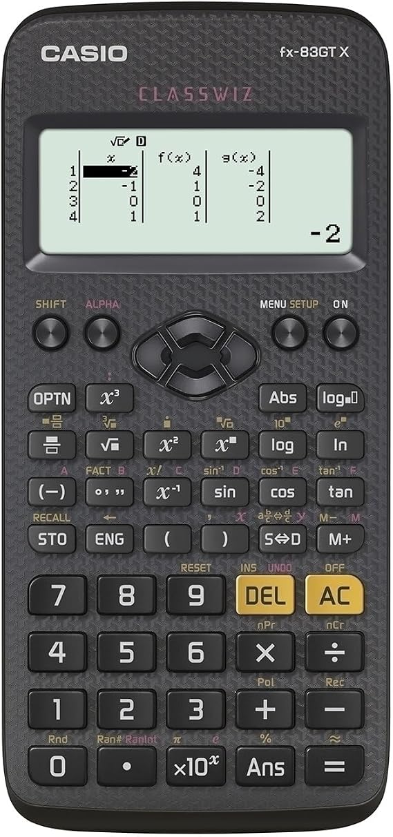 Casio fx-83GTX Scientific Calculator, Black
