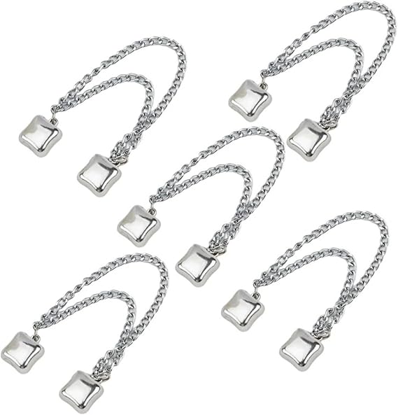 Magnetic Clothing Clips,18/30/50pcs Multifunctional Magnetic Clothing Clips,for T-Shirt Shortening, Hijab, Collar, Pants Hems(18pcs)