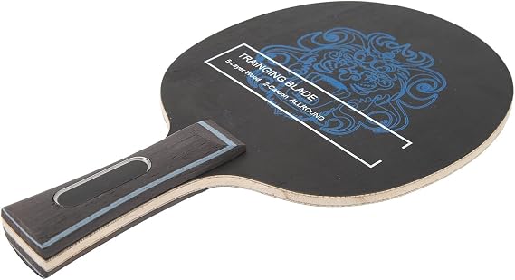 Generic Table Tennis Blade, Black Poplar Paddle Board Long Handle Horizontal Table Tennis Blade Super Lightweight for Both Children and Adults, Genericticovgbq01