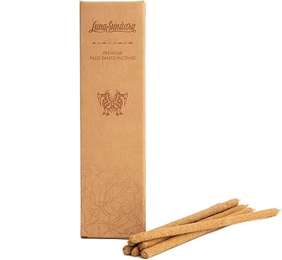Premium Palo Santo Hand Rolled Incense Sticks from 100% Wild Peruvian Palo Santo, for Meditation, Relaxation, and Spiritual Cleansing