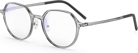 Gaming Glasses Computer Blue Light Blocking Glasses, Filter 99% Blue Light, Relieve Eyestrain, Improve Sleeping