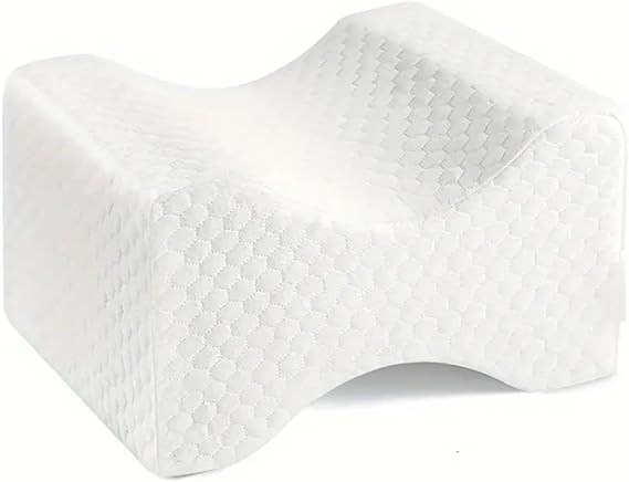 Wiforte Visco Ortopedik Diz Arası Yastığı – Visco Bacak Destek Minderi | Uyku İçin Ergonomik Yan Yatma Yastığı | Ortopedik Bacak Arası Yastık