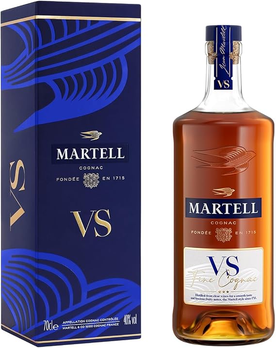 Martell VS Cognac, 70 cl Gift Pack