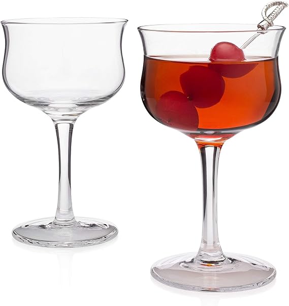 20th Century Limited Club Car Cocktail Coupe, 2-Piece Gift Box Set
