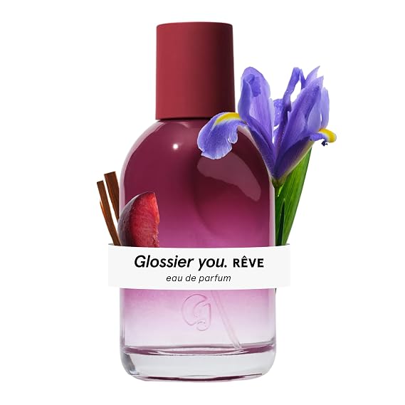 Glossier You Reve Eau de Parfum, Unisex Skin-Scent Enhancer, 50 ml | Sweet Gourmand, Buttercream, Plum Butter & Ambrox Base Notes, Smells Different on Everyone, Layer & Mix to Match Your Mood