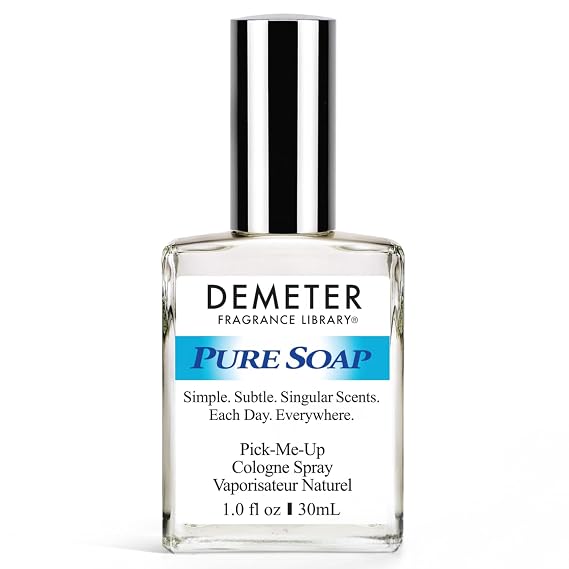DEMETER Natural Perfume Spray Cologne for Women, Pure Soap, 1 oz