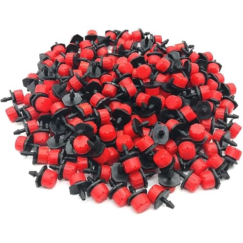 14 Inch Adjustable Drip Irrigation Parts, Irrigation Drippers Sprinklers for Drip Irrigation System 100