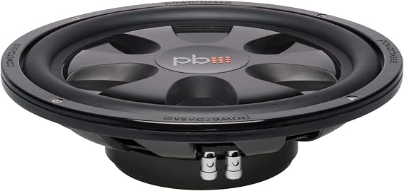Powerbass S10T 10-Inch Single 4 Ohm Thin Subwoofer