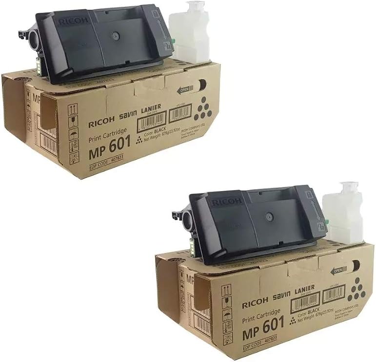 Ricoh BND00909 407823 Print Cartridge 2-Pack for MP 501, 601