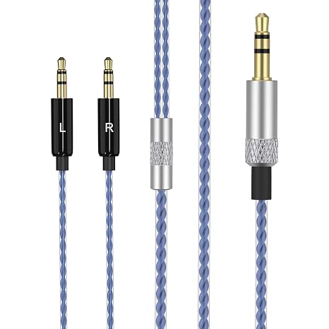 Sol Republic Cable Compatible with Sol Republic Master Tracks HD, HD2, Sol Republic V8, V10, V12, X3 Headphone, Sol Republic Replacement Cable for iPhone, Android Phone, 3.9ft