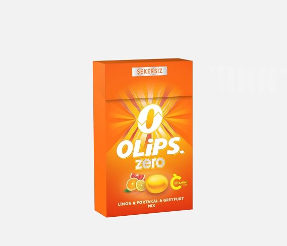 Olips Zero Limon & Portakal Aromalı Şekersiz Şeker 28g