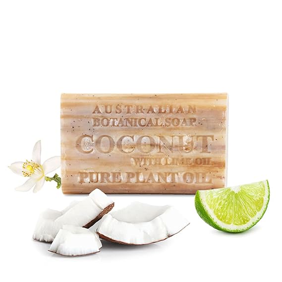 Australian Botanical Soap Coconut Lime Soap Bar, 6.6 oz, Pack of 1