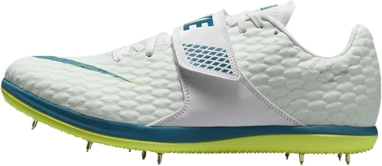Elite High Jump Unisex (100 - White/Bright Spruce-Barely Green by Nike)