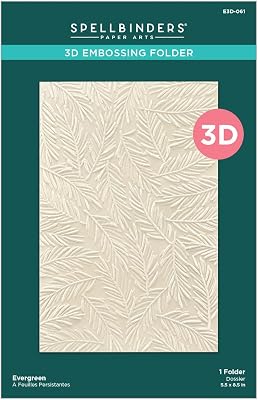 Spellbinders E3D-061 Evergreen 3D Embossing Folder