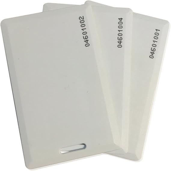 25 pcs 26 Bit Proximity Clamshell Weigand Prox Swipe Cards Compatable with ISOProx 1386 1326 H10301 format readers and systems. Works with the vast majority of Keyless entry access control systems
