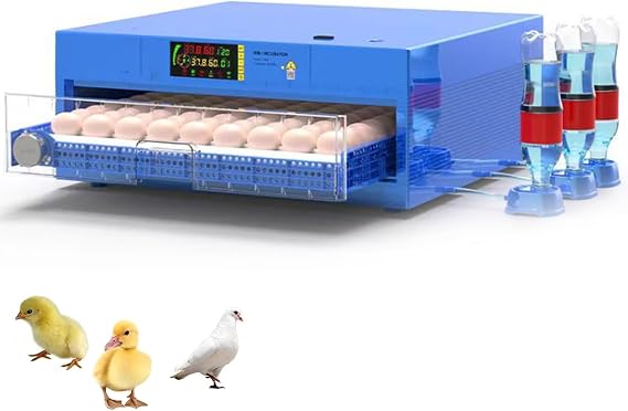 Eggs Incubator for Hatching Eggs, 98-256 Eggs Digital Incubator Poultry Hatcher with Automatic Egg Turning, for Hatching Eggs Quail Parrot Duck Bird,98eggs
