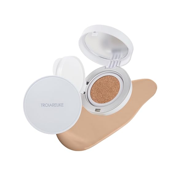 TROIAREUKE A+ Cushion Foundation(Shade 21), Natural Coverage,Korean Cushion