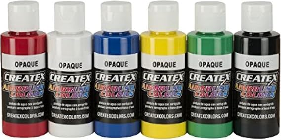Createx Airbrush CRE02520 Colors Opaque AB Airbrush Color Set
