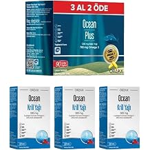 Orzax x3 Ocean Krill Oil 500 Mg 30 Kapsül + Ocean Plus 3 Al 2 Öde 1200 Mg Balık Yağı 90 Kapsül 109338-1-101892-3