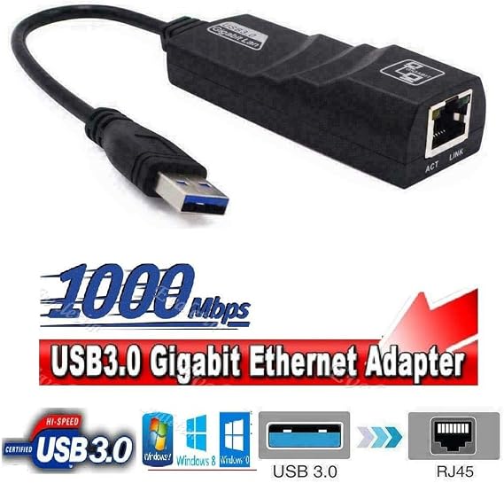 USB 3.0 to Ethernet İnternet ADSL Çevirici Laptop PC Network 4939