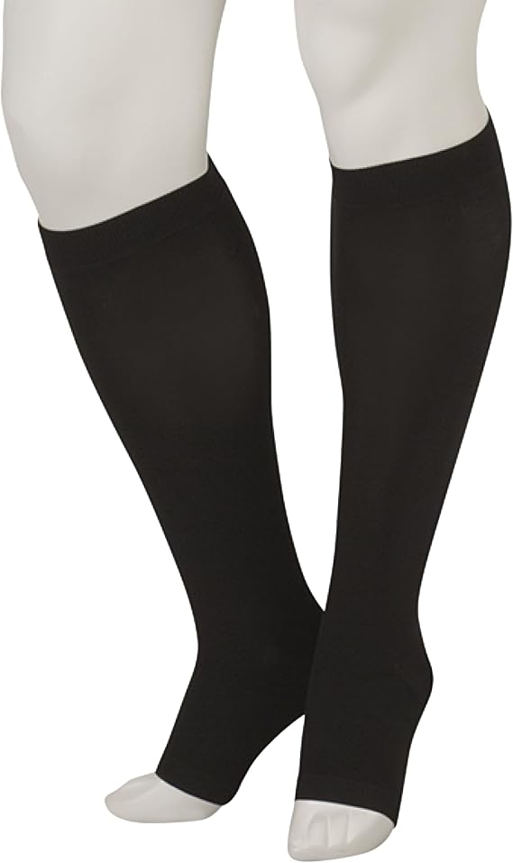 Juzo Basic 4411 Knee-High Compression Stocking 20-30 mmHg Open Toe, Reg