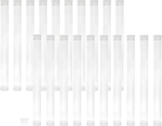 The Beadsmith Clear Plastic Tubes, 6" Long Round Tubes