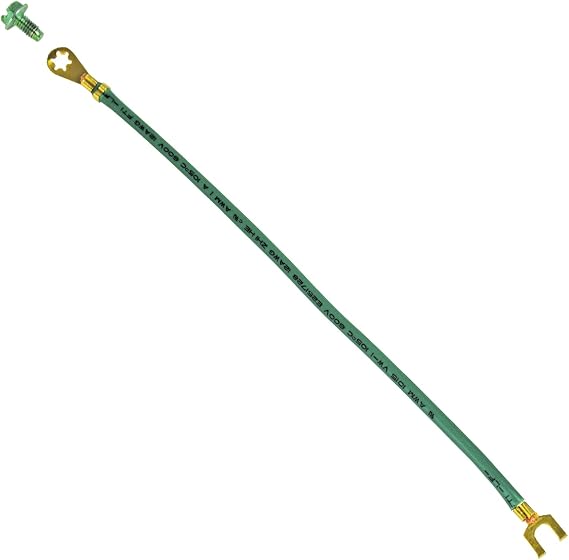 Gardner Bender GGP-1502 2PK Grounding Pigtail, 2 Pack, Green, 2 Count