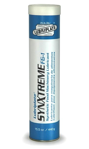Lubriplate L0306-098 SYNXTREME FG-1 Synthetic, Calcium Sulfonate Complex, Food Machinery Grade Grease, 14.5 Ounce Cartridges (Pack of 40)