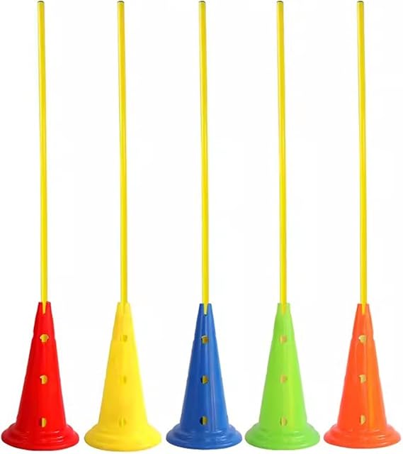 Agility Training Set for Players, Multi-Purpose Hurdles Equipment, School Exercise Gear, for Speed Agility Drills and Fun Competitions, with Cones (Size : 180cm/70.9in, Color : 8pack)