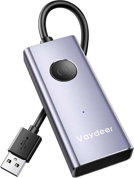 VAYDEER Mouse Jiggler USB Mouse Mover Driver-free Computer Mouse Mover and Undetectable with On/Off Switch Simulate the Motion of the Mouse Pointer Plug and Play - Black